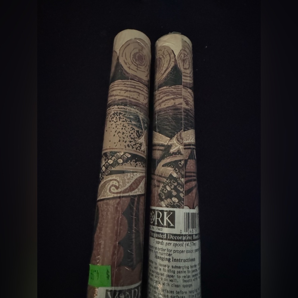 Vintage: NEW Two Rolls of York Prepasted Decorative Border HN4542B R-02